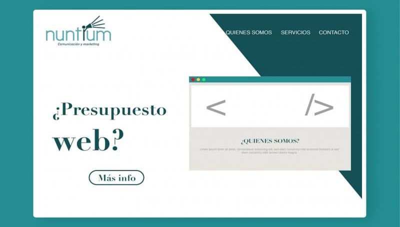 presupuesto web elaborar